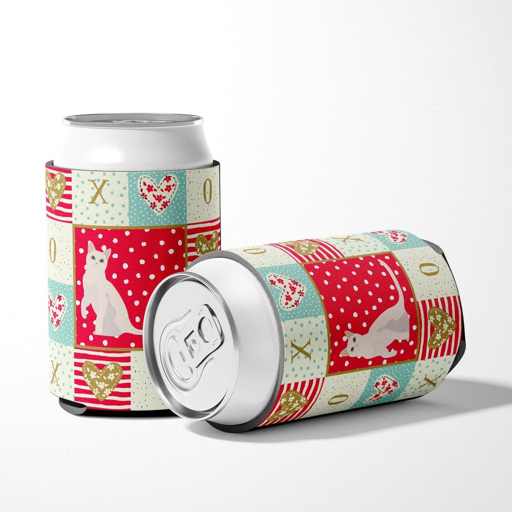 Burmilla #1 Cat Love Can or Bottle Hugger Cooler Sleeve for Standard 12 oz Cans, Insulated Foam Beer & Soda Can Hugger Reusable