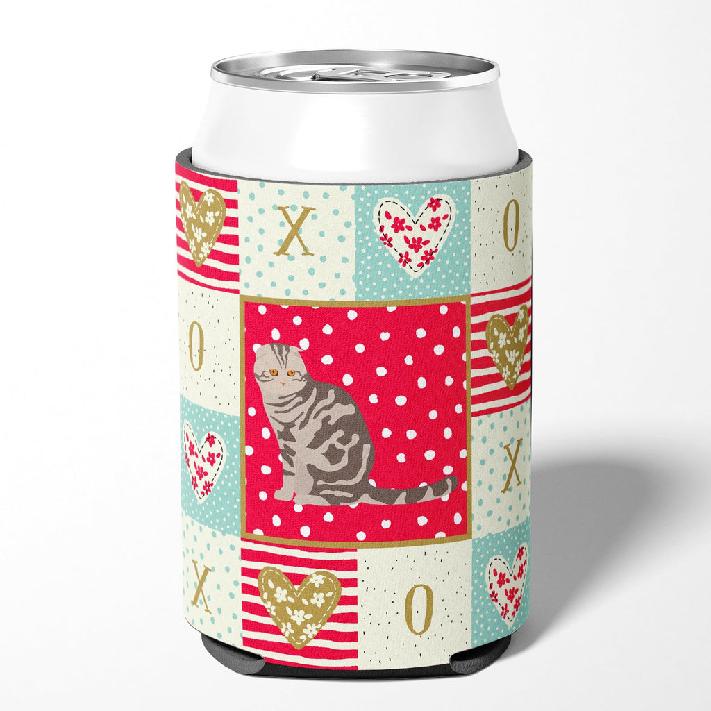 Foldex Exotic Fold Cat Love Can or Bottle Hugger Cooler Sleeve for Standard 12 oz Cans, Insulated Foam Beer & Soda Can Hugger Reusable
