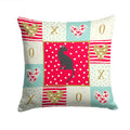 Pantherette Cat Love Decorative Throw Pillow 14x14 Indoor Outdoor Accent Cushion, Fabric Cover with Insert for Sofa, Bed, Porch & Living Room