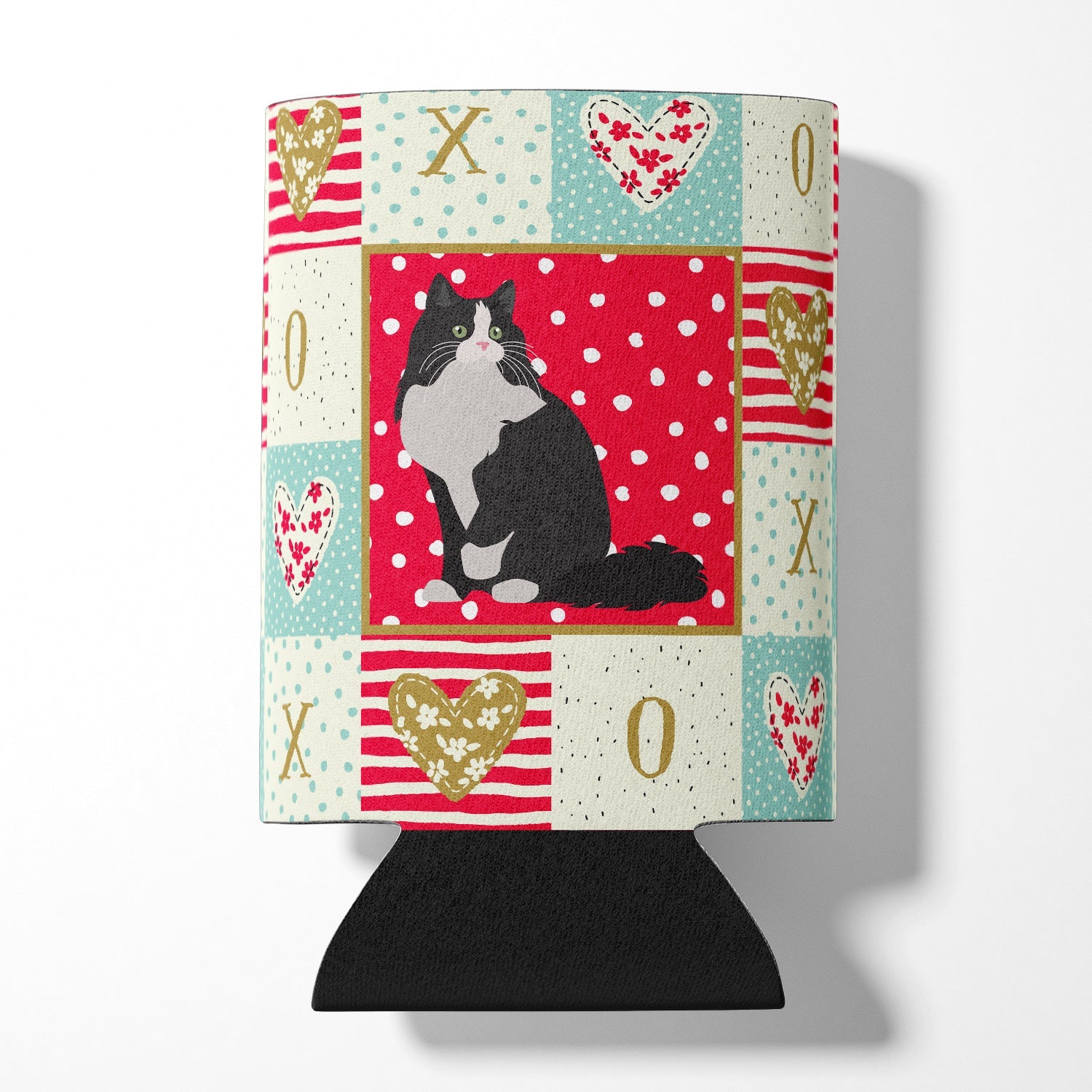 Ragamuffin Cat Love Can or Bottle Hugger Cooler Sleeve for Standard 12 oz Cans, Insulated Foam Beer & Soda Can Hugger Reusable