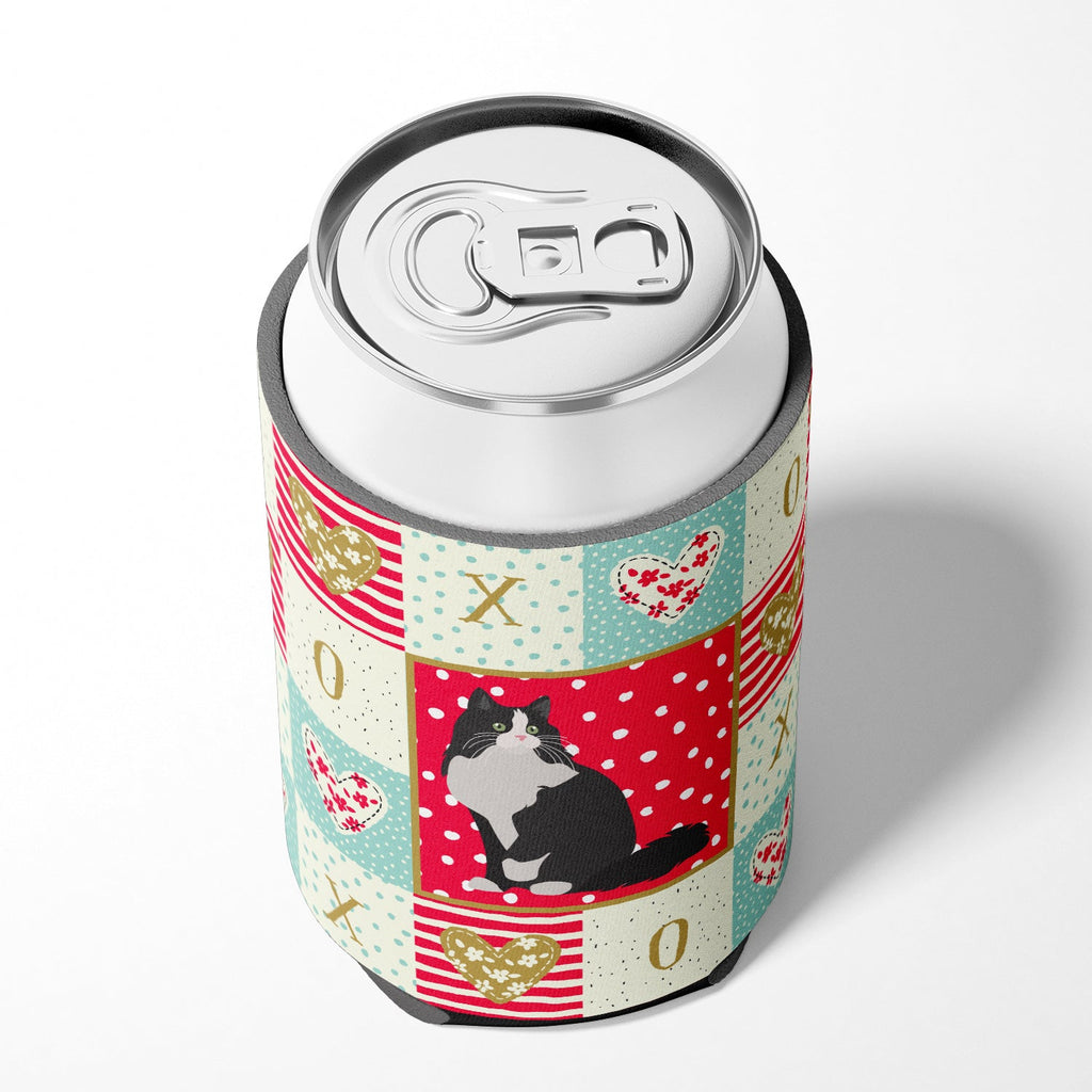 Ragamuffin Cat Love Can or Bottle Hugger Cooler Sleeve for Standard 12 oz Cans, Insulated Foam Beer & Soda Can Hugger Reusable