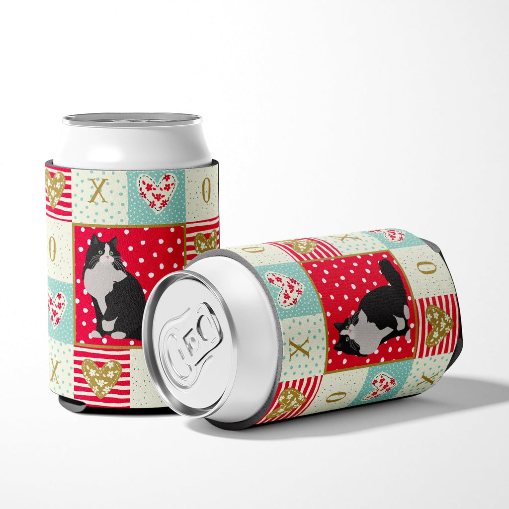 Ragamuffin Cat Love Can or Bottle Hugger Cooler Sleeve for Standard 12 oz Cans, Insulated Foam Beer & Soda Can Hugger Reusable