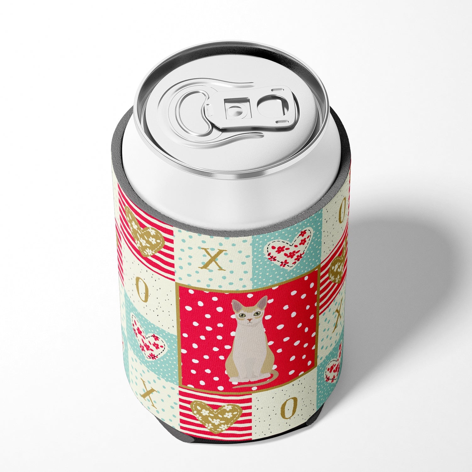 Singapura #2 Cat Love Can or Bottle Hugger Cooler Sleeve for Standard 12 oz Cans, Insulated Foam Beer & Soda Can Hugger Reusable