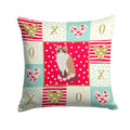 Snowshoe Cat Love Decorative Throw Pillow 14x14 Indoor Outdoor Accent Cushion, Fabric Cover with Insert for Sofa, Bed, Porch & Living Room