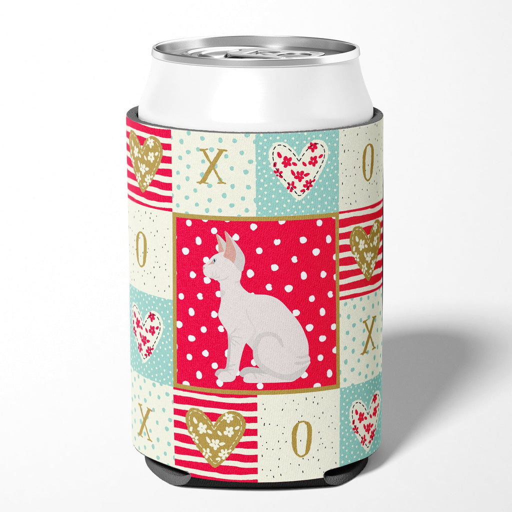 Sphynx #3 Cat Love Can or Bottle Hugger Cooler Sleeve for Standard 12 oz Cans, Insulated Foam Beer & Soda Can Hugger Reusable