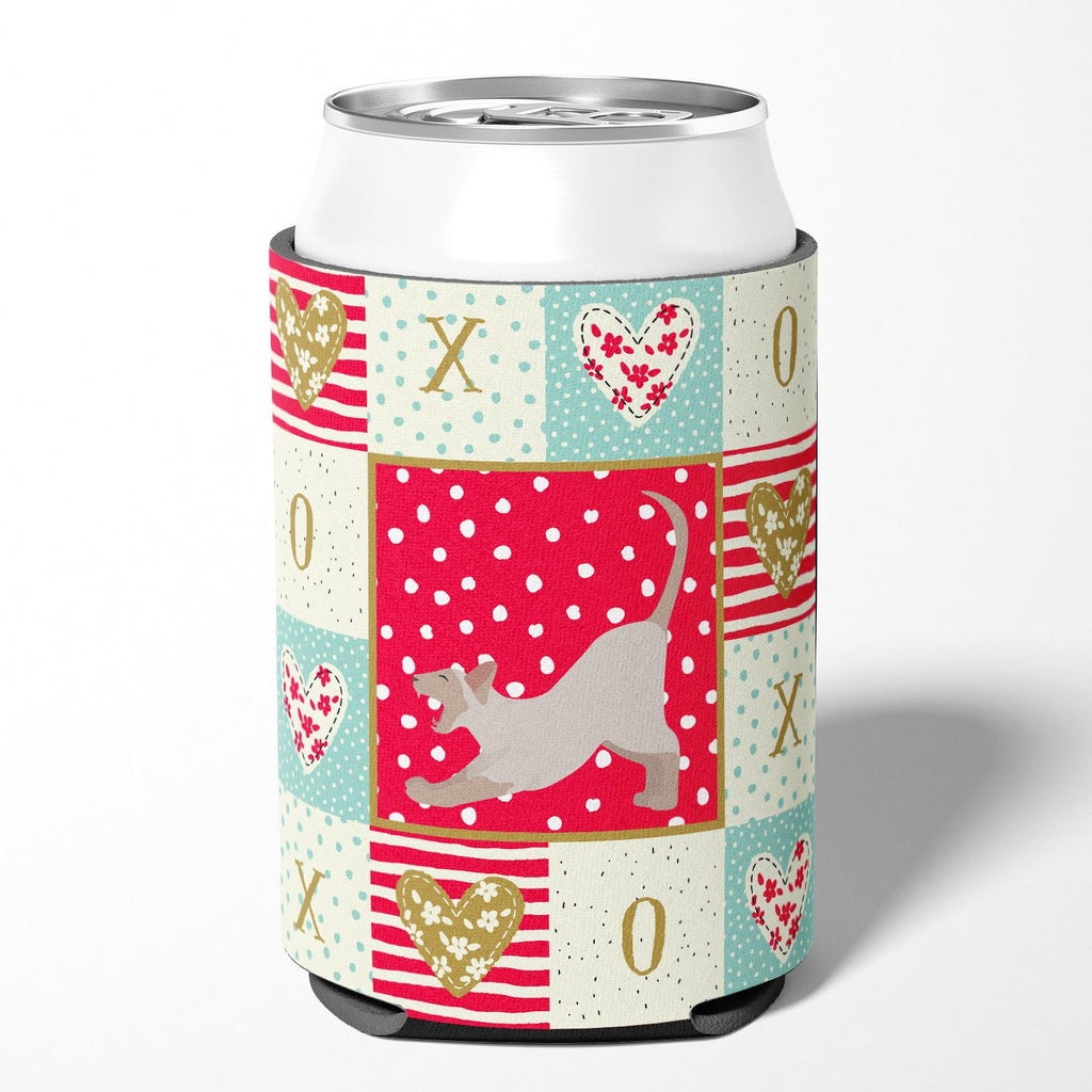 Thai Lilac Cat Love Can or Bottle Hugger Cooler Sleeve for Standard 12 oz Cans, Insulated Foam Beer & Soda Can Hugger Reusable