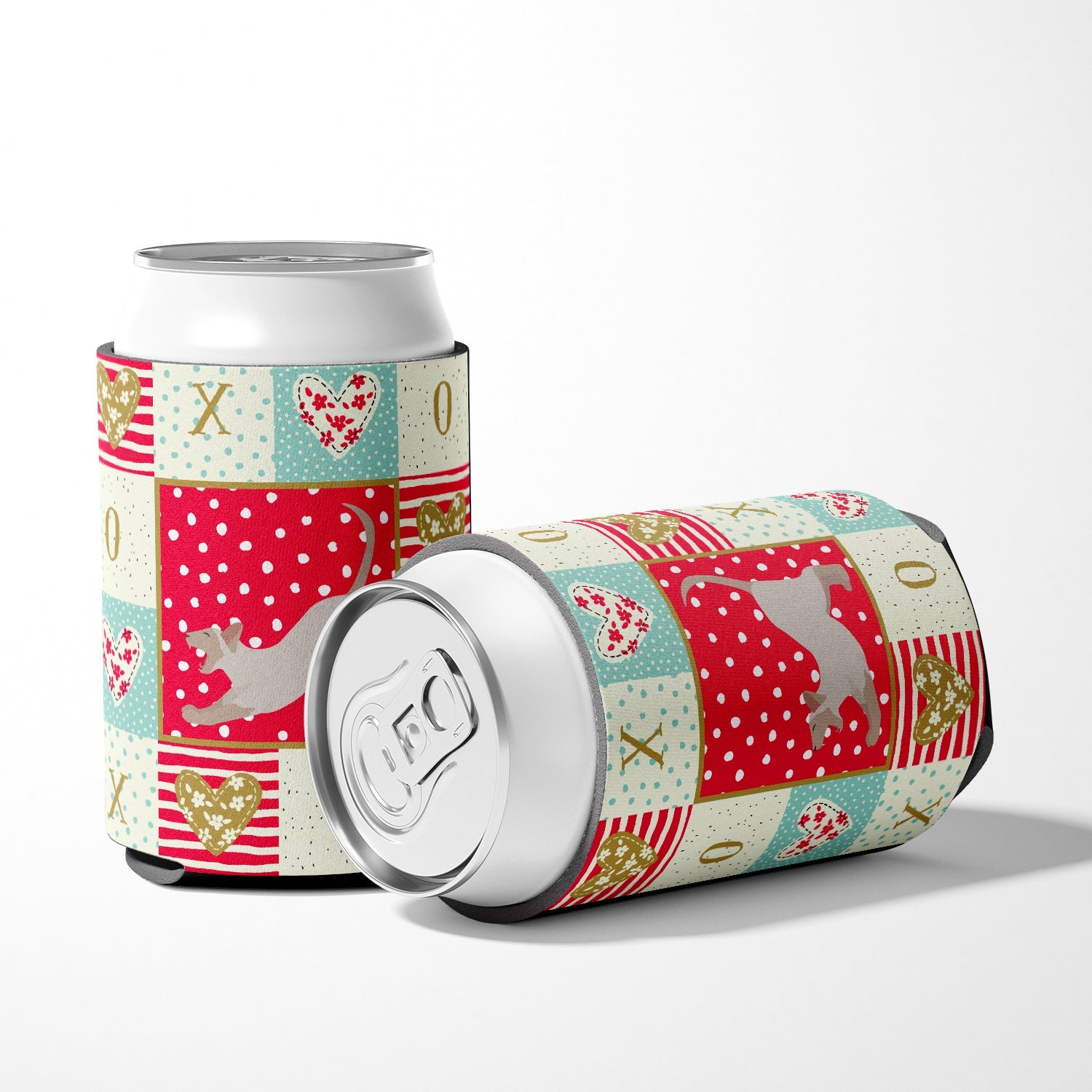 Thai Lilac Cat Love Can or Bottle Hugger Cooler Sleeve for Standard 12 oz Cans, Insulated Foam Beer & Soda Can Hugger Reusable