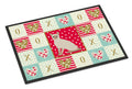 Tonkinese Cat Love Doormat Indoor Outdoor 24H X 36W Front Door Mat Rugs for Entryway, Non Slip Washable Low Pile,
