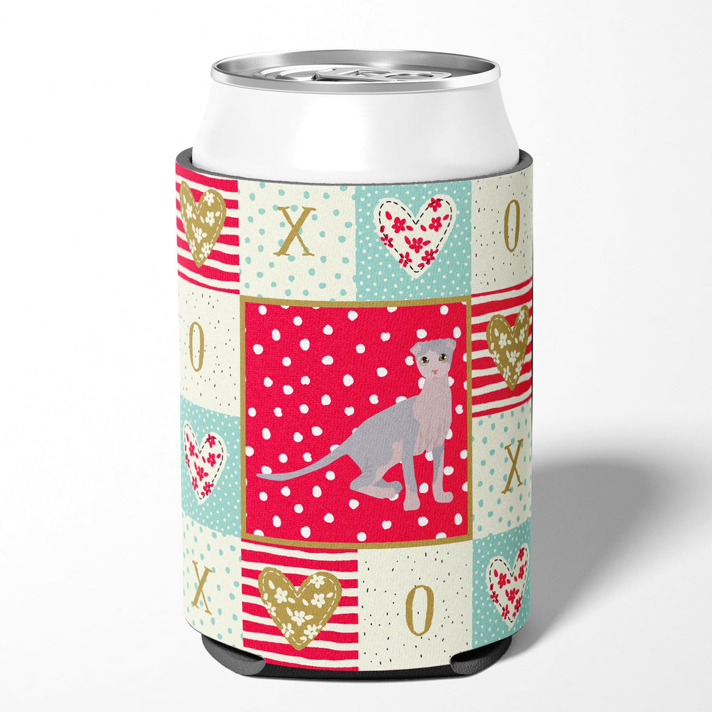 Ukrainian Levkoy Cat Love Can or Bottle Hugger Cooler Sleeve for Standard 12 oz Cans, Insulated Foam Beer & Soda Can Hugger Reusable