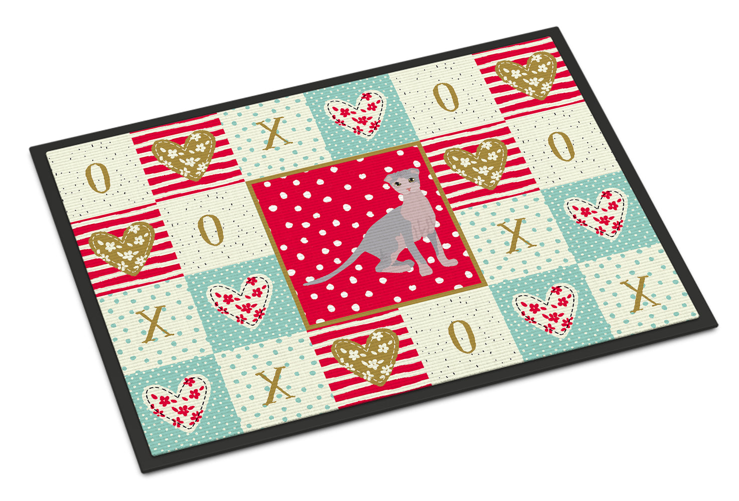 Ukrainian Levkoy Cat Love Doormat Indoor Outdoor 18H X 27W Front Door Mat Rugs for Entryway, Non Slip Washable