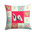 Imperial Shih Tzu Love Decorative Throw Pillow 14x14 Indoor Outdoor Accent Cushion, Fabric Cover with Insert for Sofa, Bed, Porch & Living Room