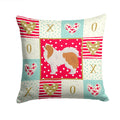Japanese Chin #1 Love Decorative Throw Pillow 14x14 Indoor Outdoor Accent Cushion, Fabric Cover with Insert for Sofa, Bed, Porch & Living Room