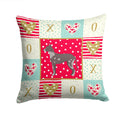 Peruvian Hairless Dog Love Decorative Throw Pillow 14x14 Indoor Outdoor Accent Cushion, Fabric Cover with Insert for Sofa, Bed, Porch & Living Room