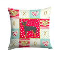 Prague Ratter Love Decorative Throw Pillow 14x14 Indoor Outdoor Accent Cushion, Fabric Cover with Insert for Sofa, Bed, Porch & Living Room