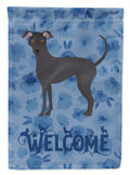 Argentine Pila Dog Welcome House Flag 28x40 Porch Sleeve Pole Decorative Outside Yard Banner Artwork Wall Hanging, Polyester