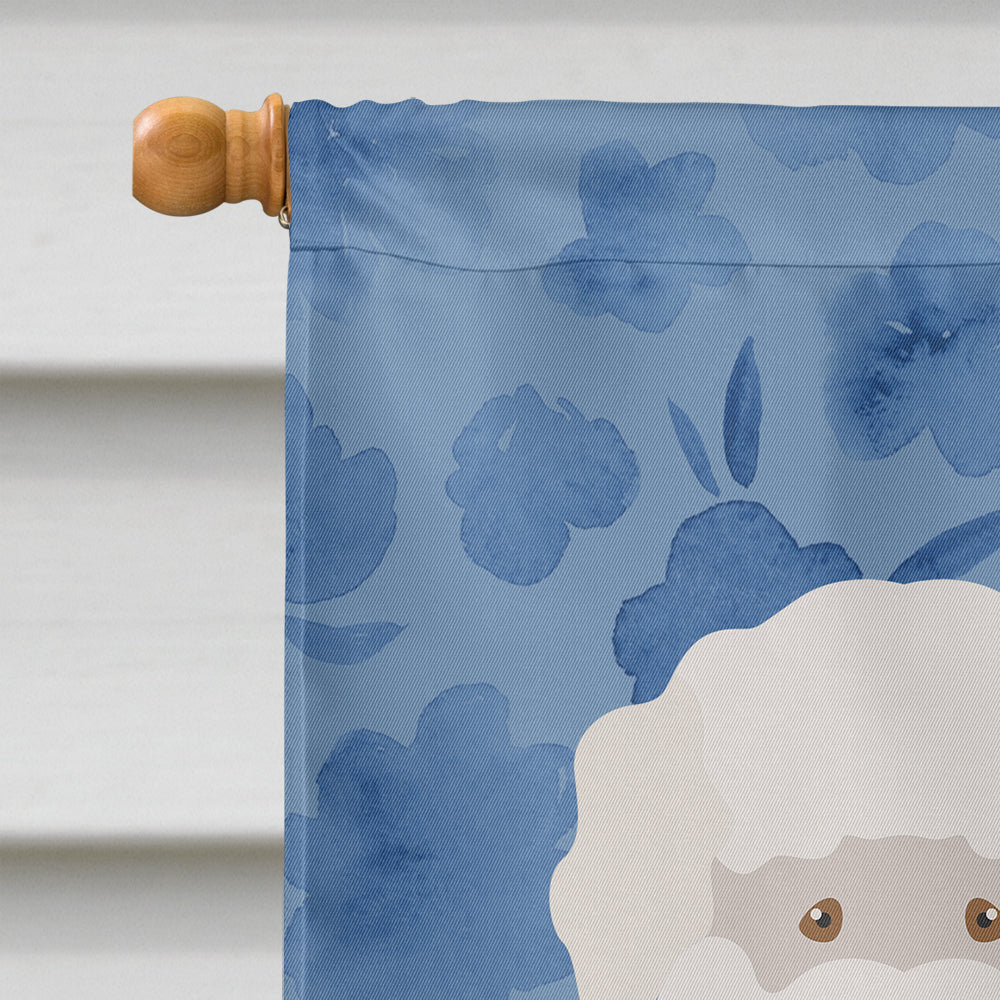 Bichon Frisé #2 Welcome House Flag 28x40 Porch Sleeve Pole Decorative Outside Yard Banner Artwork Wall Hanging, Polyester