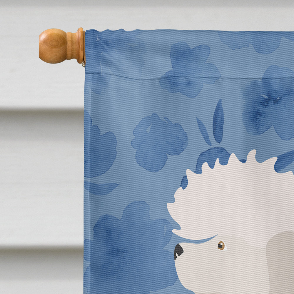Bolognese Welcome House Flag 28x40 Porch Sleeve Pole Decorative Outside Yard Banner Artwork Wall Hanging, Polyester
