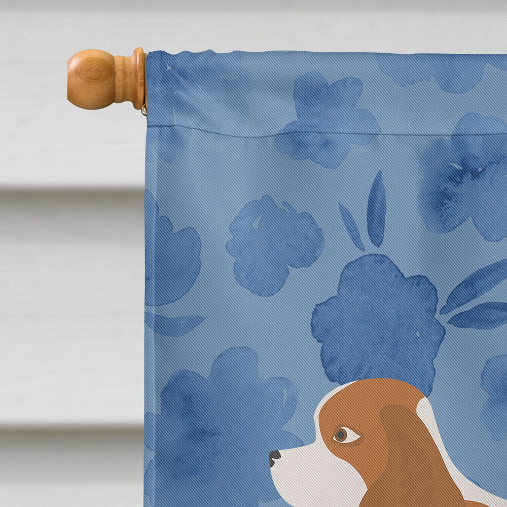 Blenheim Cavalier Spaniel Welcome House Flag 28x40 Porch Sleeve Pole Decorative Outside Yard Banner Artwork Wall Hanging, Polyester