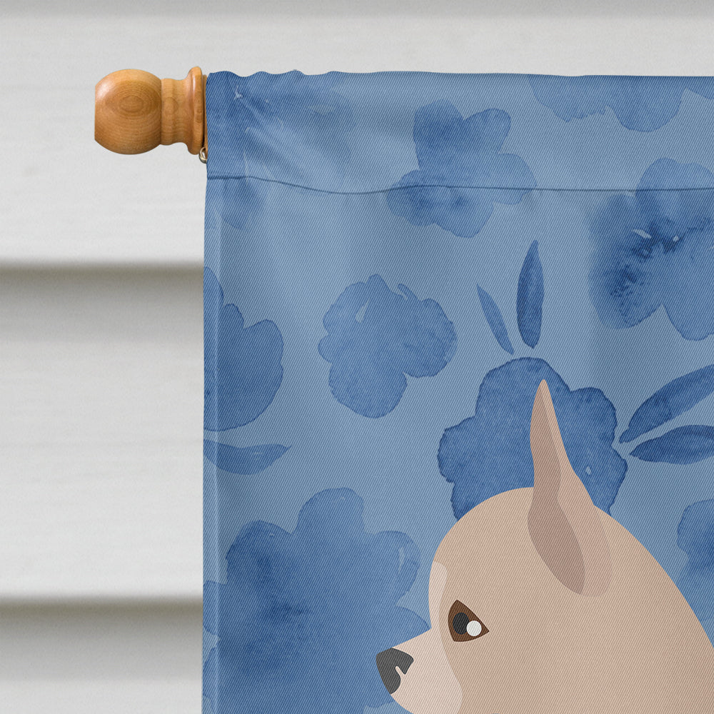 Chihuahua Welcome House Flag 28x40 Porch Sleeve Pole Decorative Outside Yard Banner Artwork Wall Hanging, Polyester