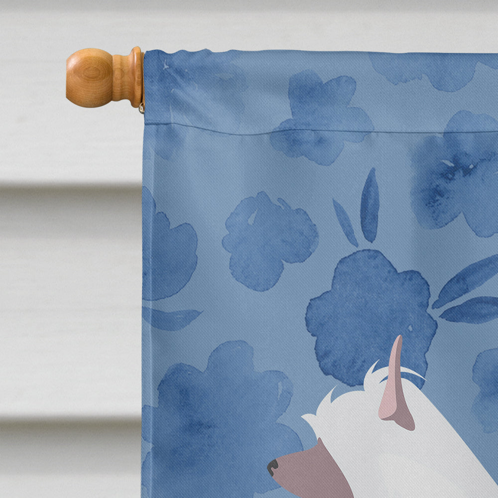 Chinese Crested #2 Welcome House Flag 28x40 Porch Sleeve Pole Decorative Outside Yard Banner Artwork Wall Hanging, Polyester