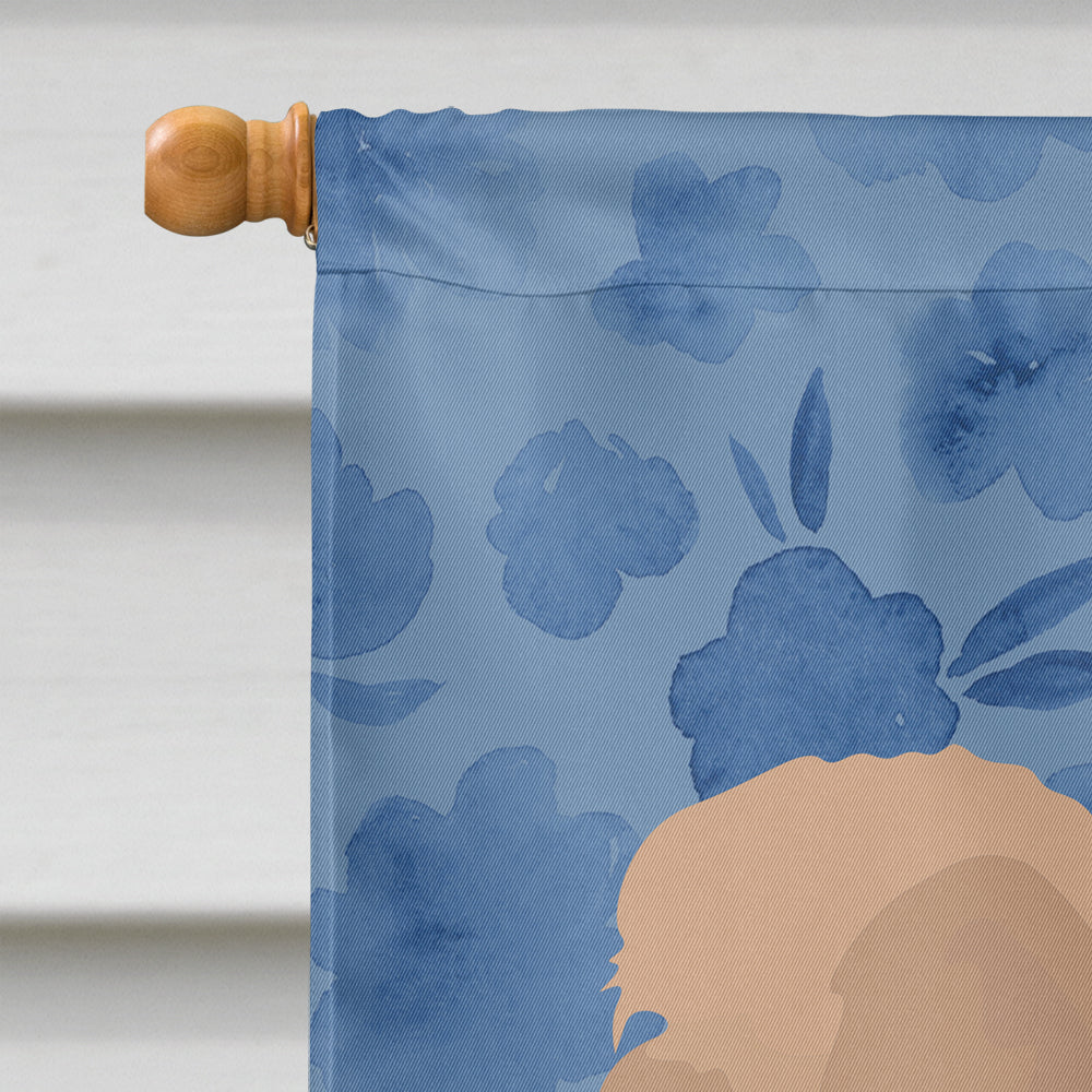 Coton de Tulear #1 Welcome House Flag 28x40 Porch Sleeve Pole Decorative Outside Yard Banner Artwork Wall Hanging, Polyester