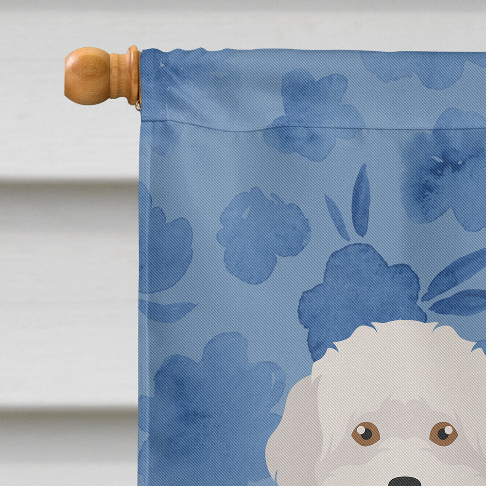 Cyprus Poodle Welcome House Flag 28x40 Porch Sleeve Pole Decorative Outside Yard Banner Artwork Wall Hanging, Polyester