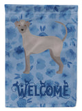 Ecuadorian Hairless Dog Welcome House Flag 28x40 Porch Sleeve Pole Decorative Outside Yard Banner Artwork Wall Hanging, Polyester
