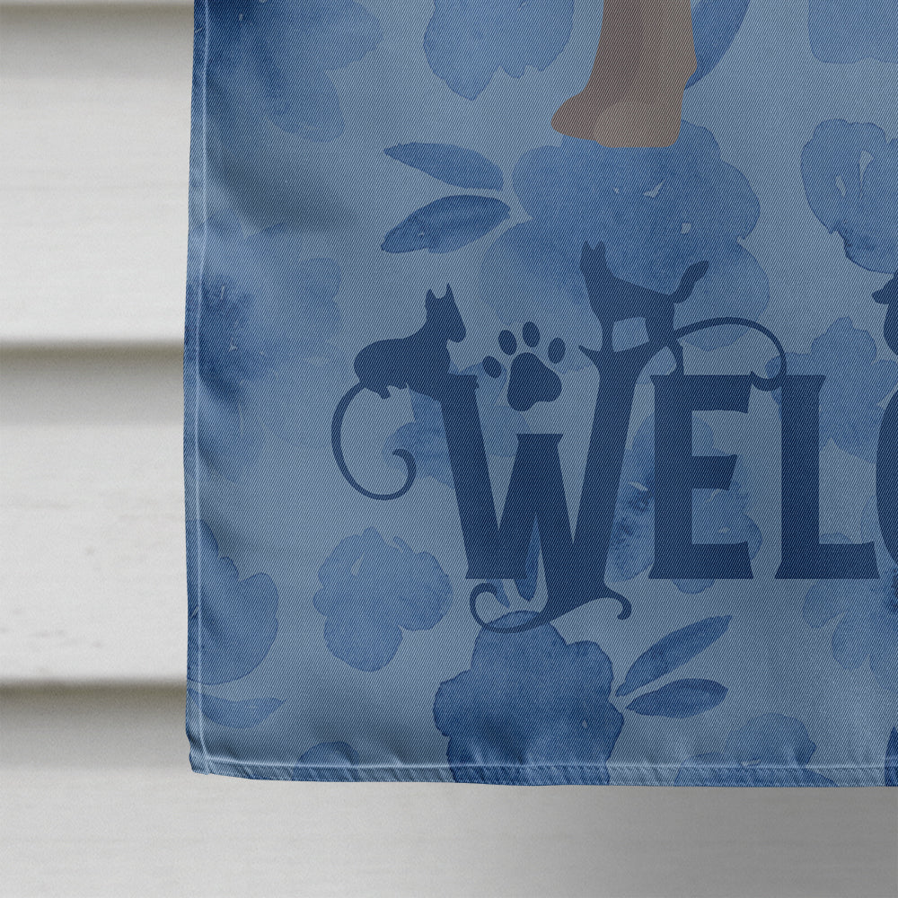 Ecuadorian Hairless Dog Welcome House Flag 28x40 Porch Sleeve Pole Decorative Outside Yard Banner Artwork Wall Hanging, Polyester