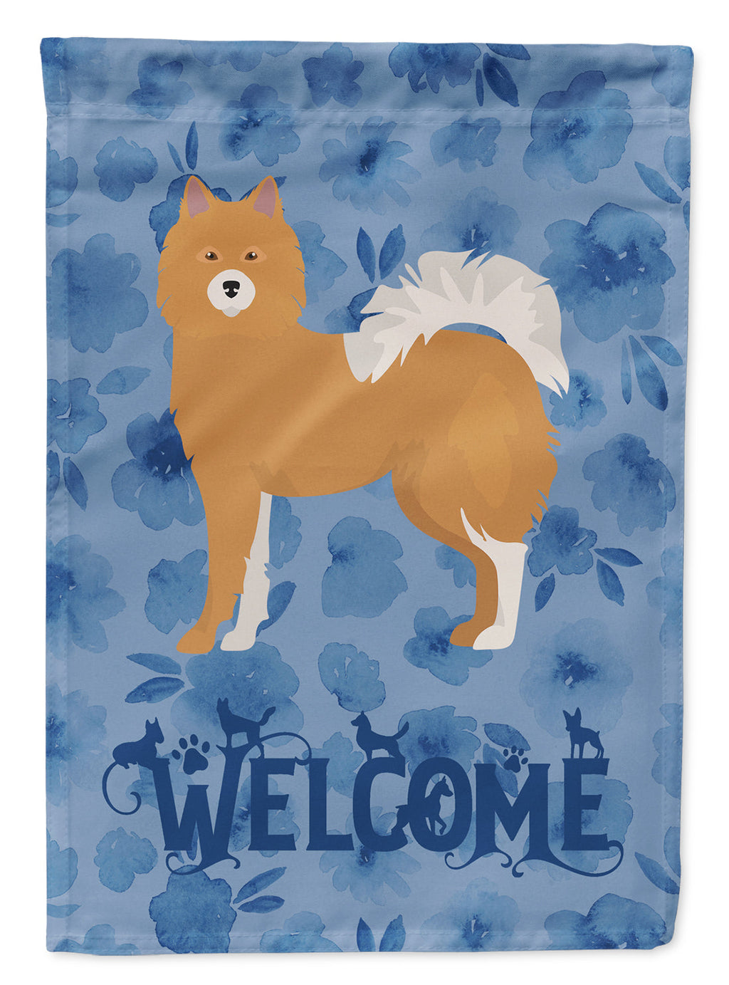 Elo Dog #1 Welcome House Flag 28x40 Porch Sleeve Pole Decorative Outside Yard Banner Artwork Wall Hanging, Polyester