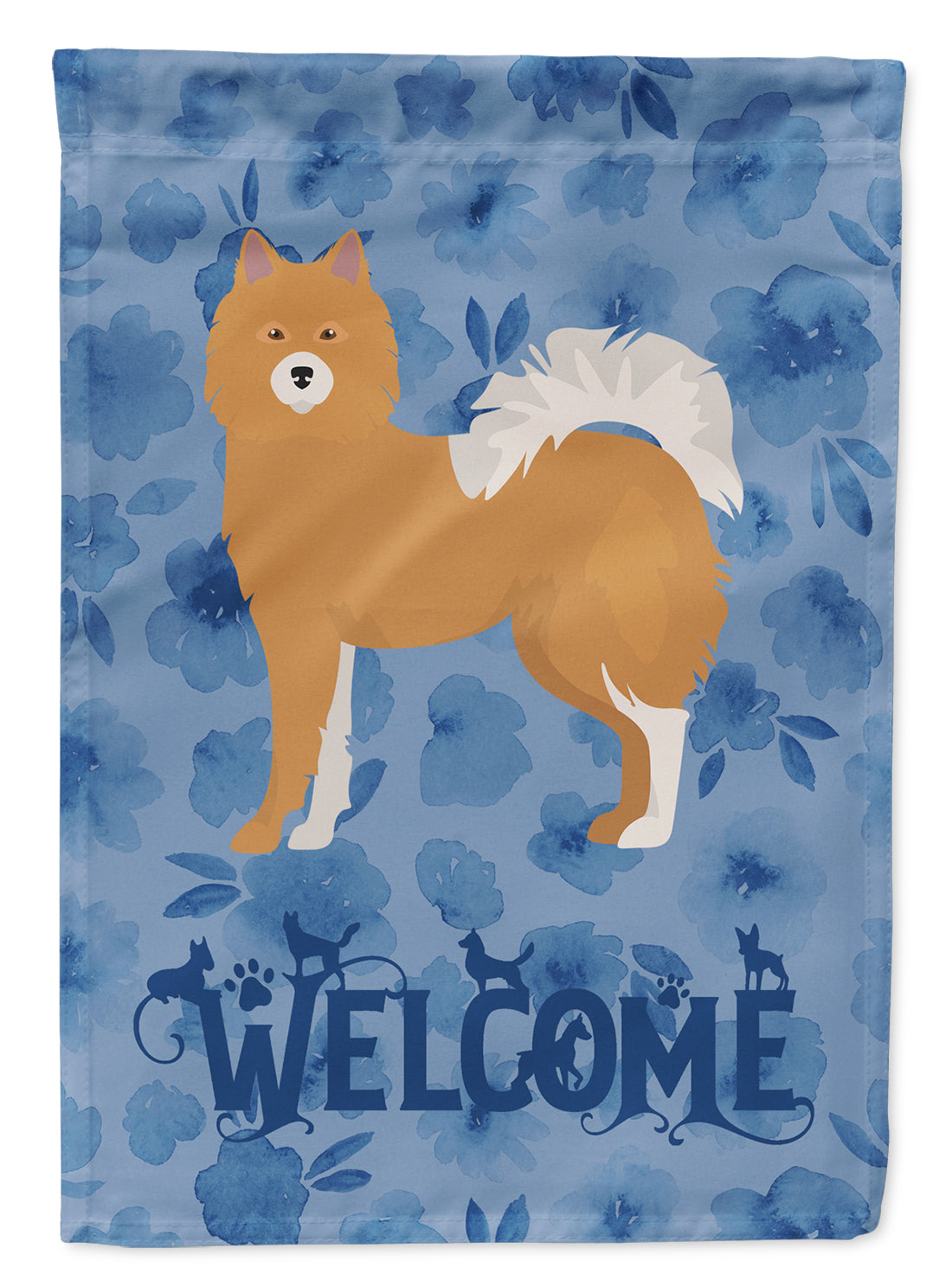 Elo Dog #1 Welcome House Flag 28x40 Porch Sleeve Pole Decorative Outside Yard Banner Artwork Wall Hanging, Polyester