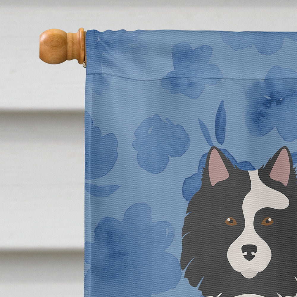 Elo Dog #2 Welcome House Flag 28x40 Porch Sleeve Pole Decorative Outside Yard Banner Artwork Wall Hanging, Polyester