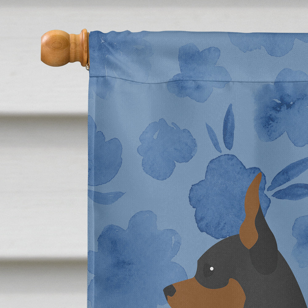English Toy Terrier #1 Welcome House Flag 28x40 Porch Sleeve Pole Decorative Outside Yard Banner Artwork Wall Hanging, Polyester
