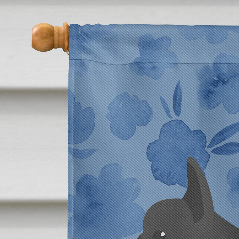 French Bulldog #1 Welcome House Flag 28x40 Porch Sleeve Pole Decorative Outside Yard Banner Artwork Wall Hanging, Polyester