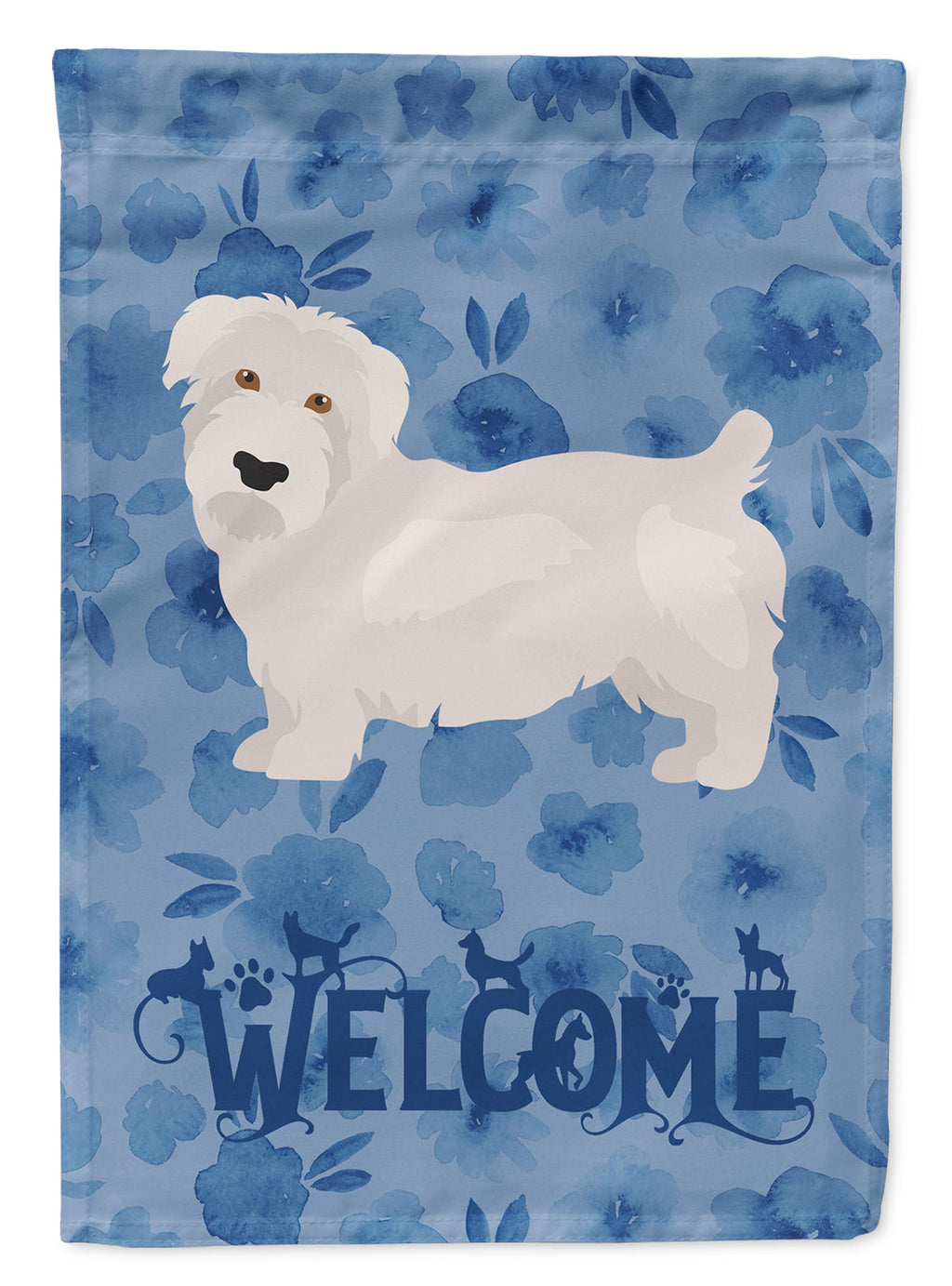 Glen of Imal #2 Welcome House Flag 28x40 Porch Sleeve Pole Decorative Outside Yard Banner Artwork Wall Hanging, Polyester