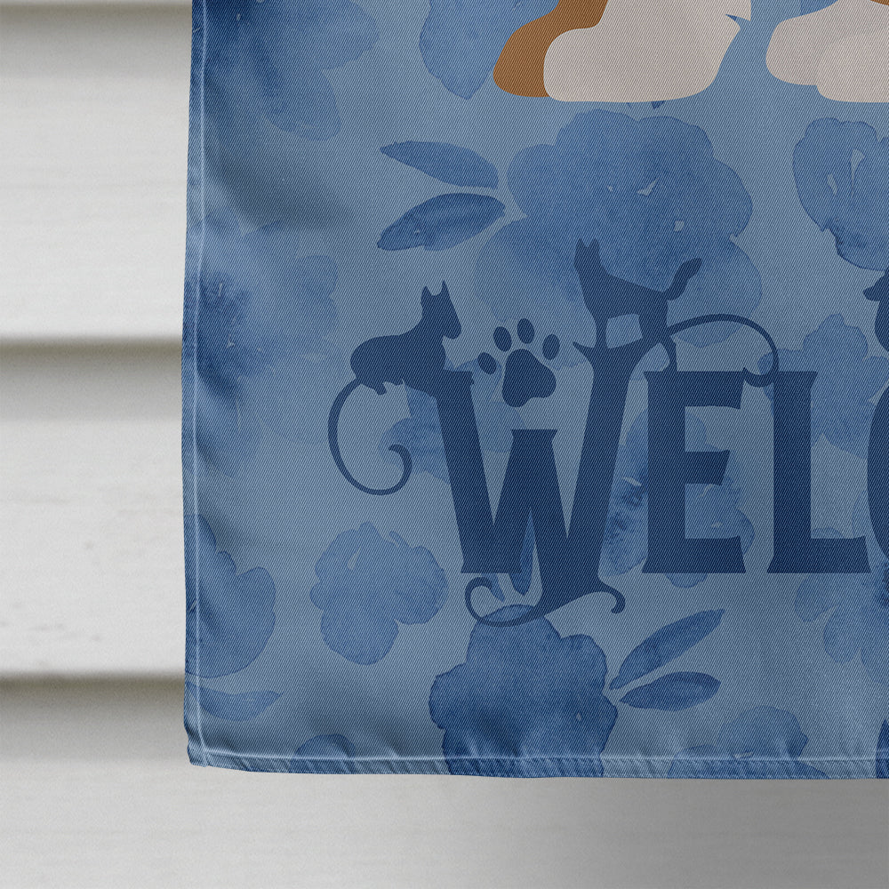 Havanese #2 Welcome House Flag 28x40 Porch Sleeve Pole Decorative Outside Yard Banner Artwork Wall Hanging, Polyester