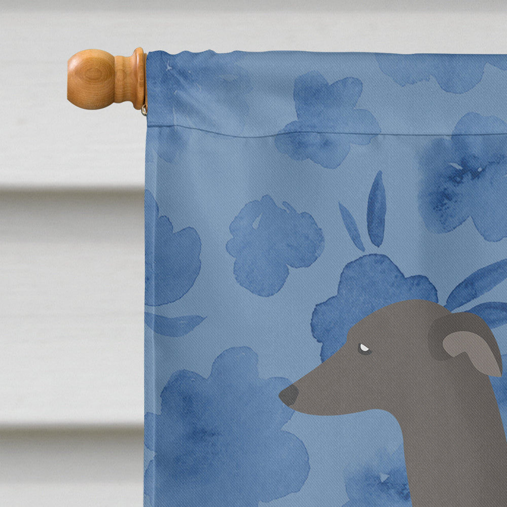 Italian Greyhound #1 Welcome House Flag 28x40 Porch Sleeve Pole Decorative Outside Yard Banner Artwork Wall Hanging, Polyester
