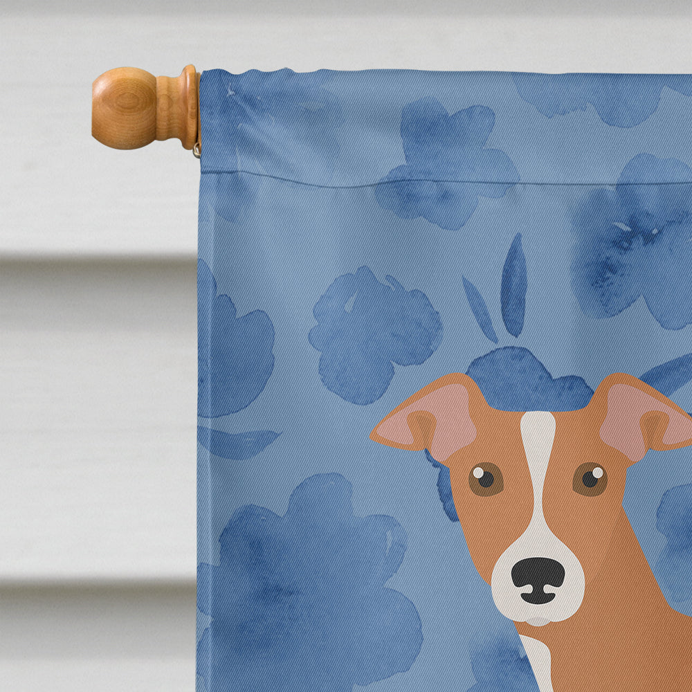 Italian Greyhound #2 Welcome House Flag 28x40 Porch Sleeve Pole Decorative Outside Yard Banner Artwork Wall Hanging, Polyester