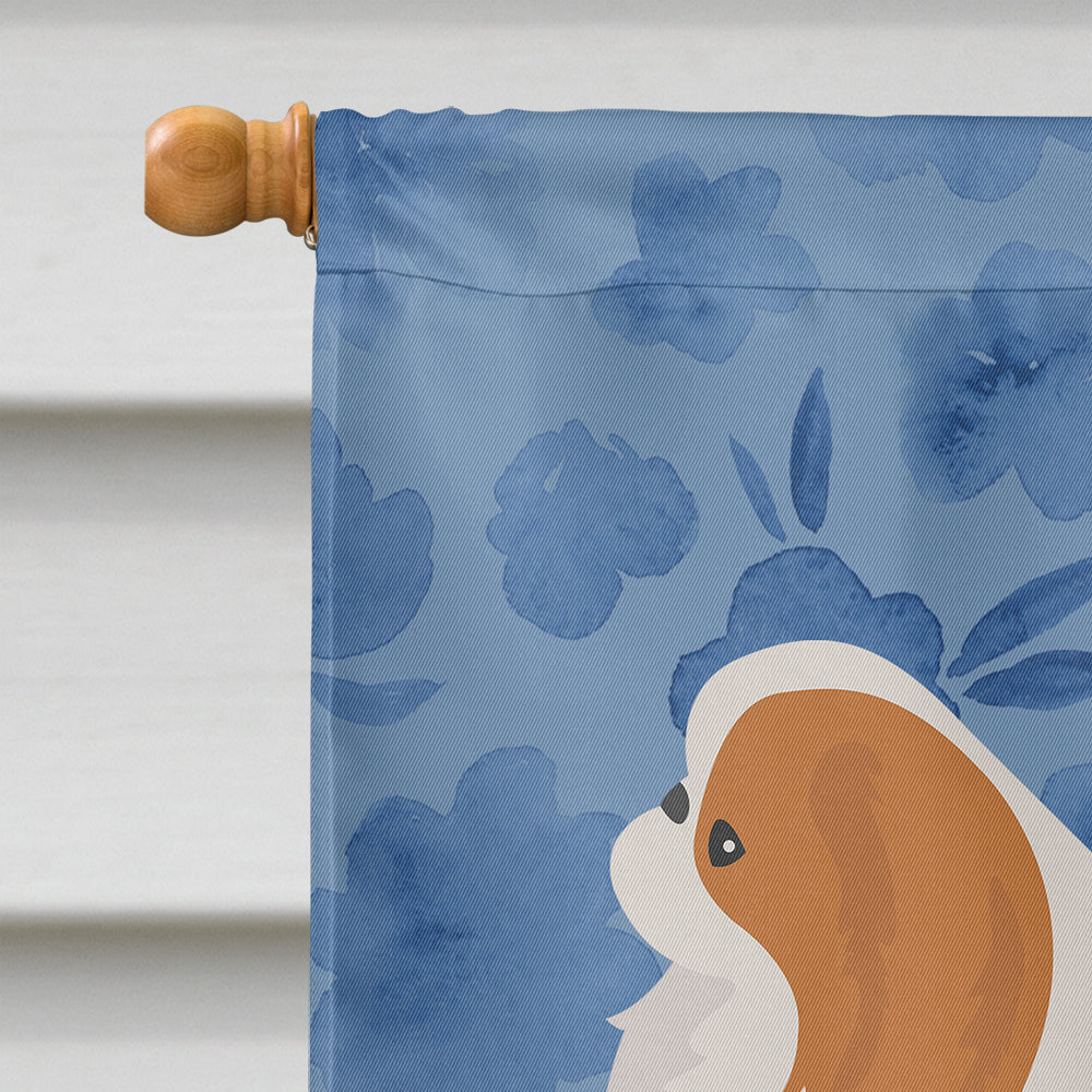 Japanese Chin #1 Welcome House Flag 28x40 Porch Sleeve Pole Decorative Outside Yard Banner Artwork Wall Hanging, Polyester
