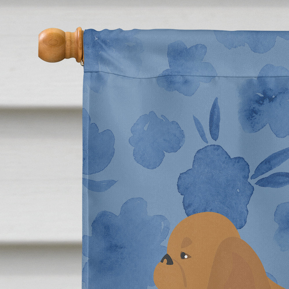 Ruby Cavalier Spaniel Welcome House Flag 28x40 Porch Sleeve Pole Decorative Outside Yard Banner Artwork Wall Hanging, Polyester