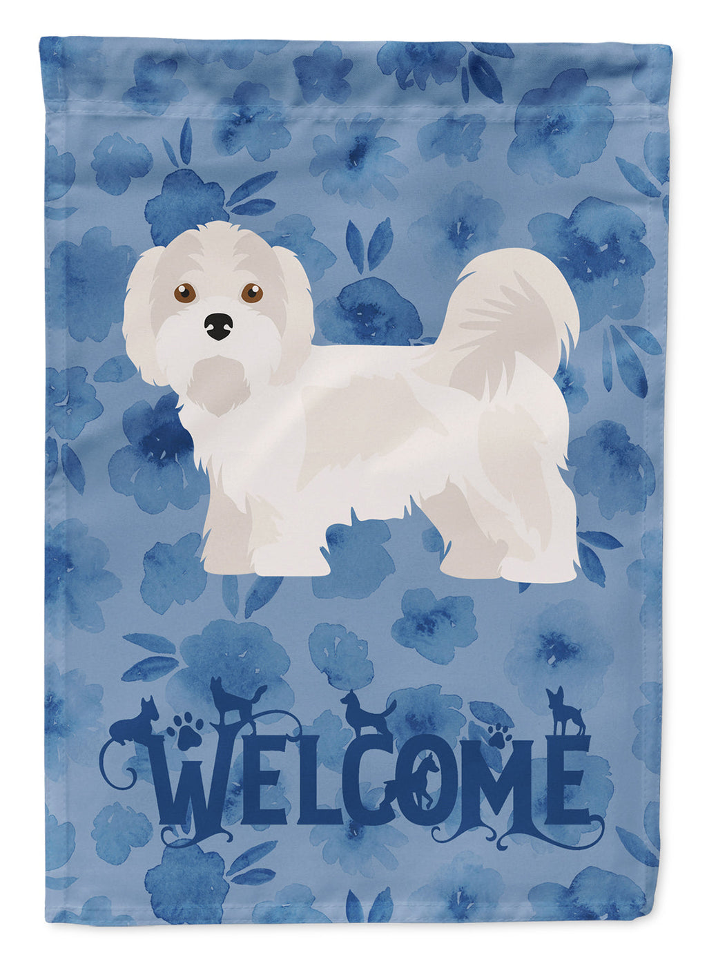 Kyi-Leo Welcome House Flag 28x40 Porch Sleeve Pole Decorative Outside Yard Banner Artwork Wall Hanging, Polyester