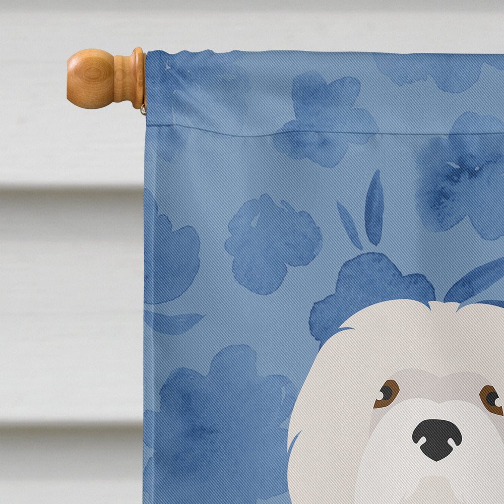 Lhasa Apso #2 Welcome House Flag 28x40 Porch Sleeve Pole Decorative Outside Yard Banner Artwork Wall Hanging, Polyester