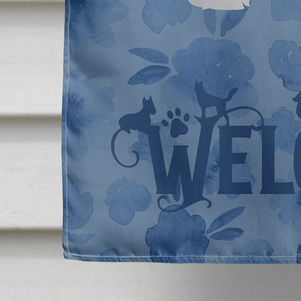 Lowchen Little Lion Dog #1 Welcome House Flag 28x40 Porch Sleeve Pole Decorative Outside Yard Banner Artwork Wall Hanging, Polyester