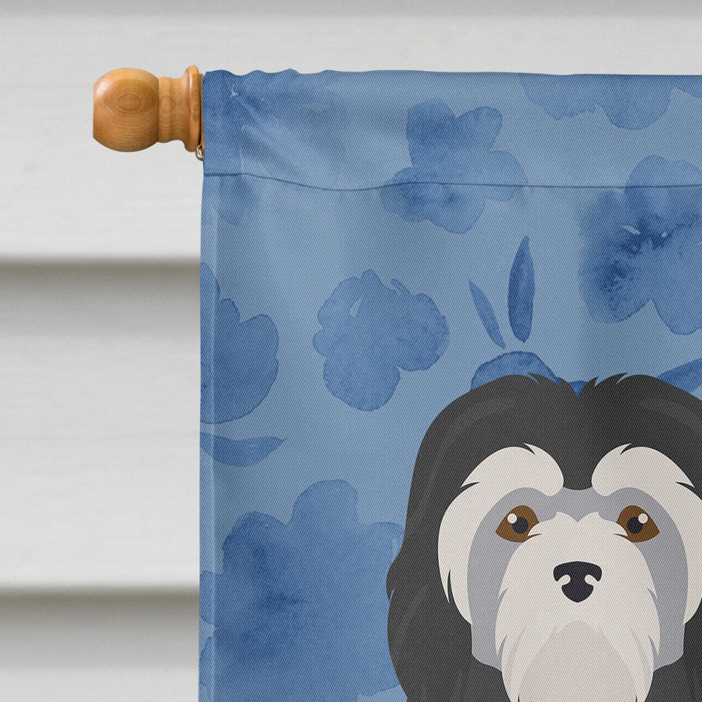 Lowchen Little Lion Dog #2 Welcome House Flag 28x40 Porch Sleeve Pole Decorative Outside Yard Banner Artwork Wall Hanging, Polyester