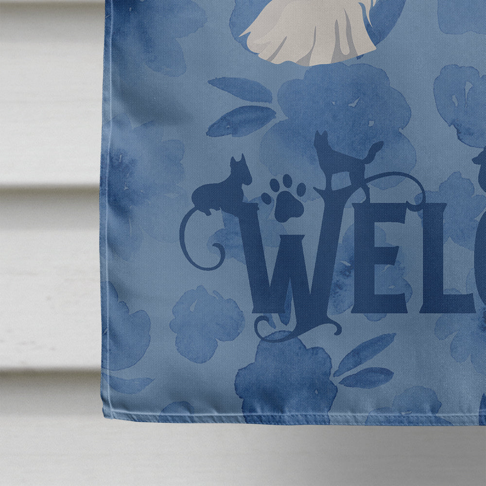 Lowchen Little Lion Dog #2 Welcome House Flag 28x40 Porch Sleeve Pole Decorative Outside Yard Banner Artwork Wall Hanging, Polyester
