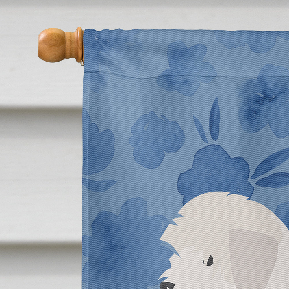 Maltese Puppy Cut Welcome House Flag 28x40 Porch Sleeve Pole Decorative Outside Yard Banner Artwork Wall Hanging, Polyester