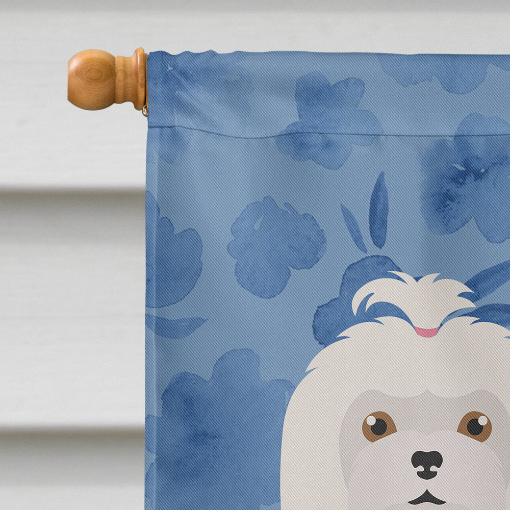 Maltese Welcome House Flag 28x40 Porch Sleeve Pole Decorative Outside Yard Banner Artwork Wall Hanging, Polyester