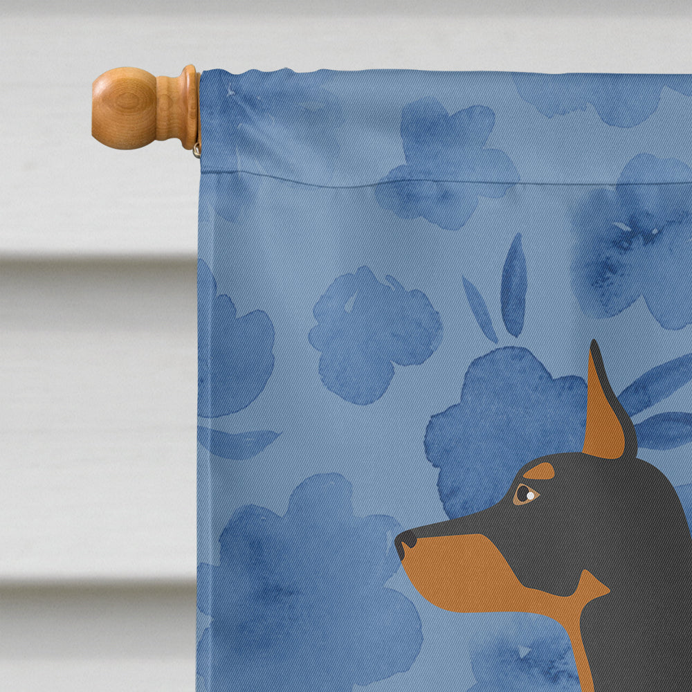 Manchester Terrier Welcome House Flag 28x40 Porch Sleeve Pole Decorative Outside Yard Banner Artwork Wall Hanging, Polyester