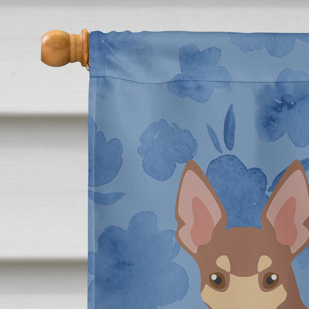 Miniature Fox Terrier Welcome House Flag 28x40 Porch Sleeve Pole Decorative Outside Yard Banner Artwork Wall Hanging, Polyester