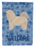 Odis Welcome House Flag 28x40 Porch Sleeve Pole Decorative Outside Yard Banner Artwork Wall Hanging, Polyester