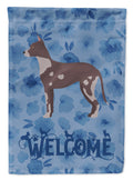 Peruvian Hairless Dog Welcome House Flag 28x40 Porch Sleeve Pole Decorative Outside Yard Banner Artwork Wall Hanging, Polyester